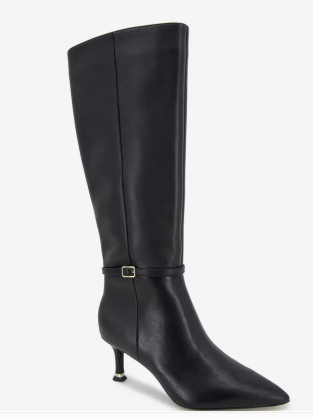 Kenneth Cole New York Women's "Utah" Black Leather Knee High Boots Size: 9M